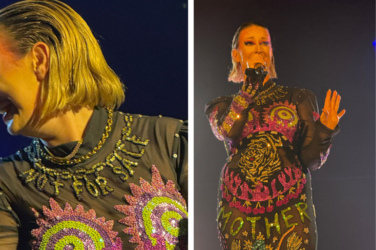 Bernie Dieter's statement dress