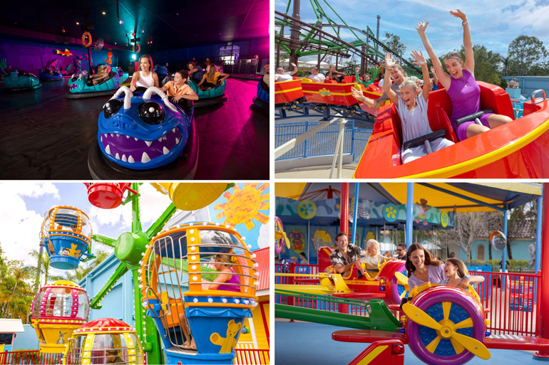 Dreamworld Kids Rides and Attractions