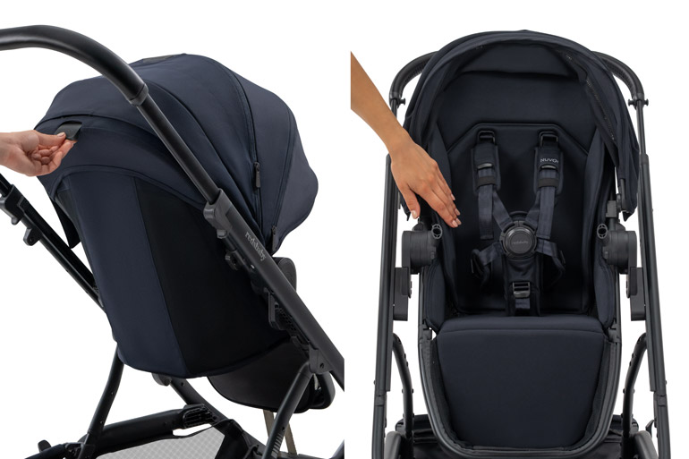 Redsbaby Nuvo2 seat recline and harness