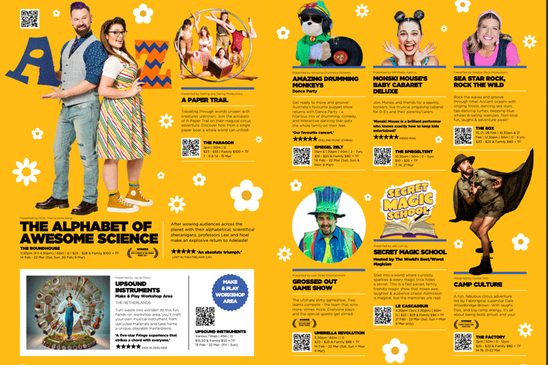 Family friendly shows at the Garden of Unearthly Delights