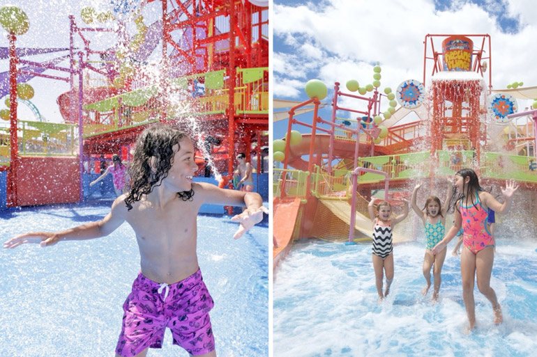 Tween in WhiteWater World water park