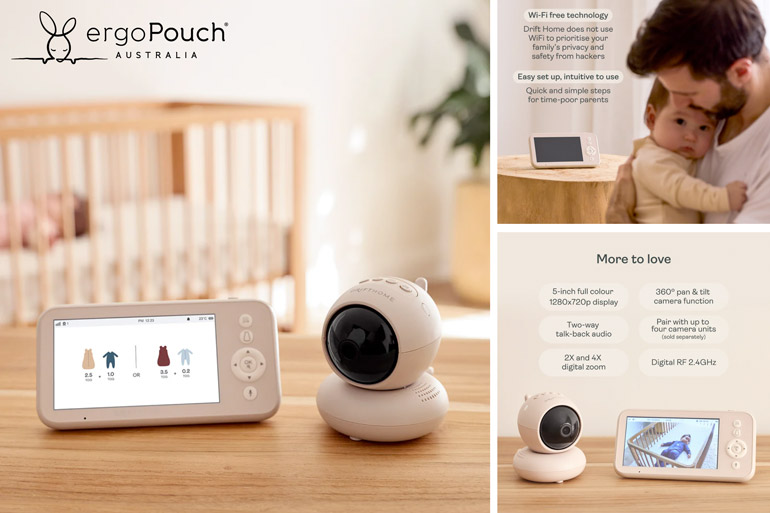 2026 new baby checklist ergopouch drift home baby monitor