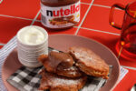 Carrot Cake fritters with Nutella