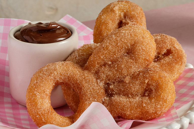 Easter Bunny Churros with Nutella Dipping Sauce recipe