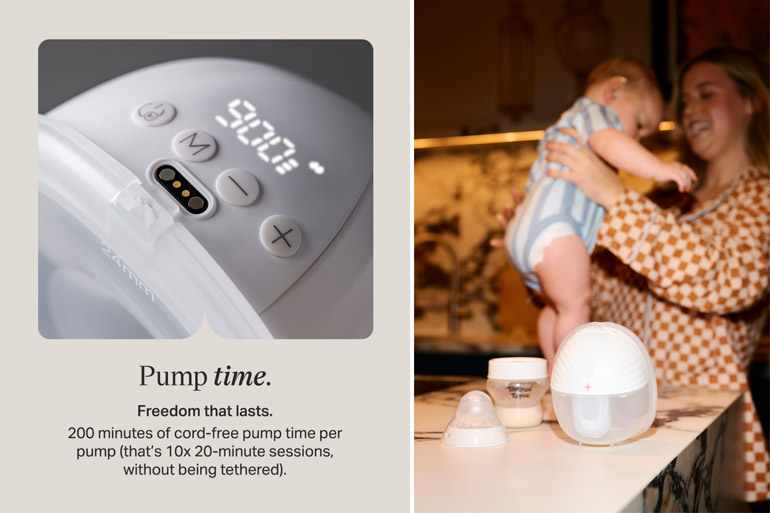 Time freedom with a wearable breast pump