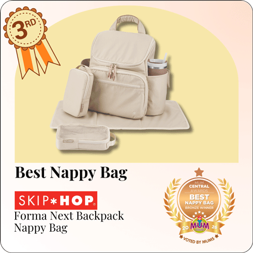 Best Nappy Bag Bronze - 2026 Mum Central Awards