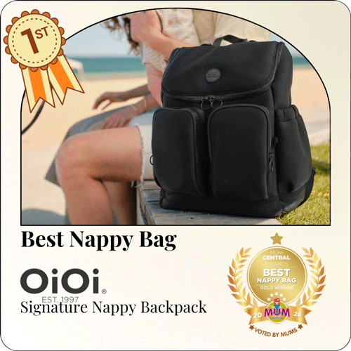 Best Nappy Bag Gold - 2026 Mum Central Awards