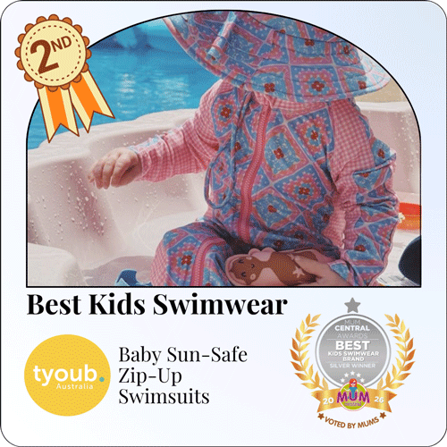 Best Kids Swimwear Brand Silver - 2026 Mum Central Awards