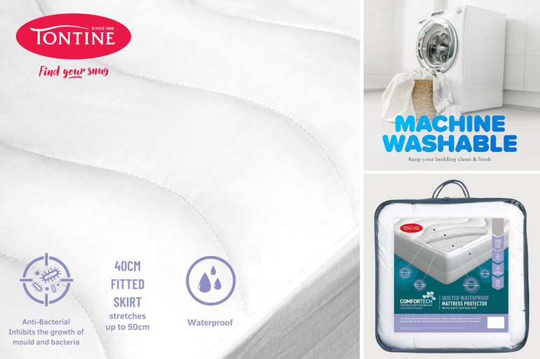 Tontine Comfortech Quilted Waterproof Mattress Protector