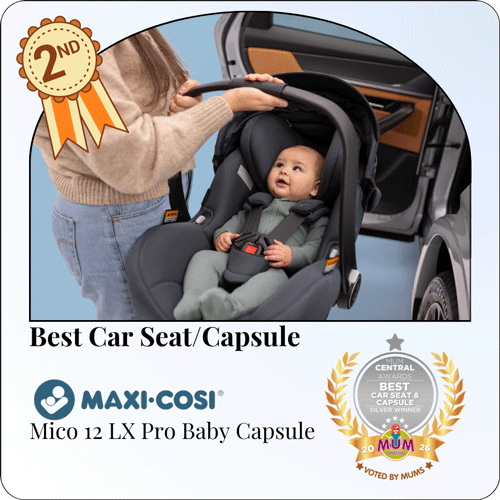 Best Car Seat Capsules Silver - 2026 Mum Central Awards