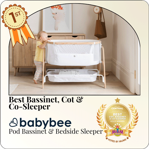 Best Cot or Co-Sleeper Gold - 2026 Mum Central Awards