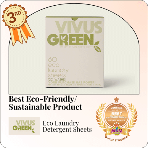Best Eco Friendly Product Bronze - 2026 Mum Central Awards