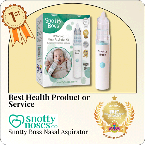 Best Health Product Gold - 2026 Mum Central Awards