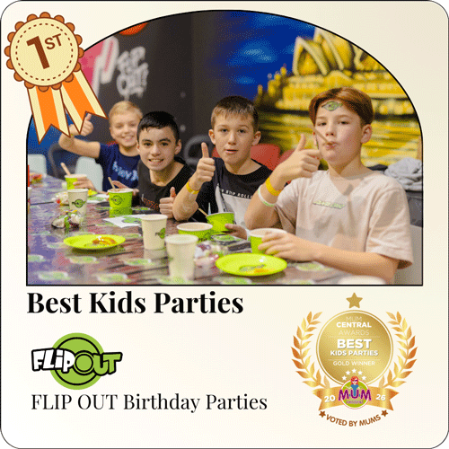 Best Kids Parties Gold - 2026 Mum Central Awards