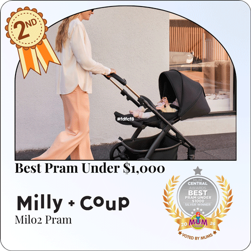 Best Pram Under $1000 Silver - 2026 Mum Central Awards