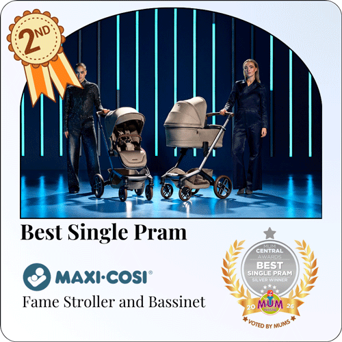 Best Single Pram Silver - 2026 Mum Central Awards