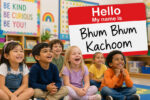 Kindergarteners choose their name