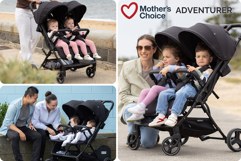Mother's Choice Adventurer Side by Side Stroller Best Prams in Australia 2026