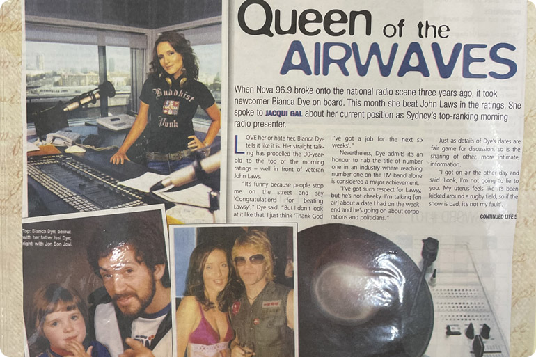 Queen of the Airwaves article