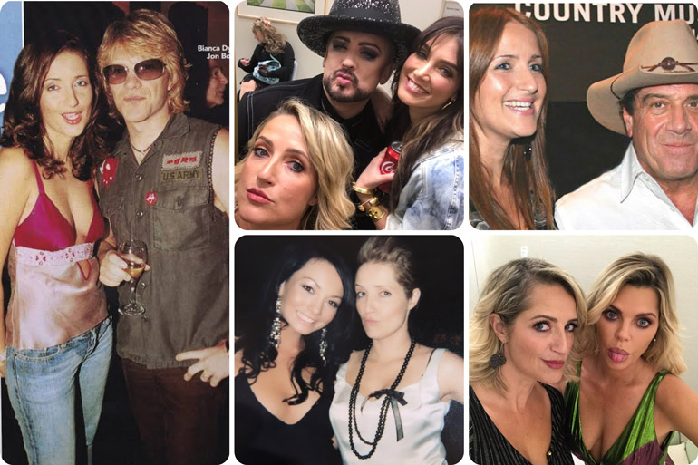 Bianca Dye with celebrities
