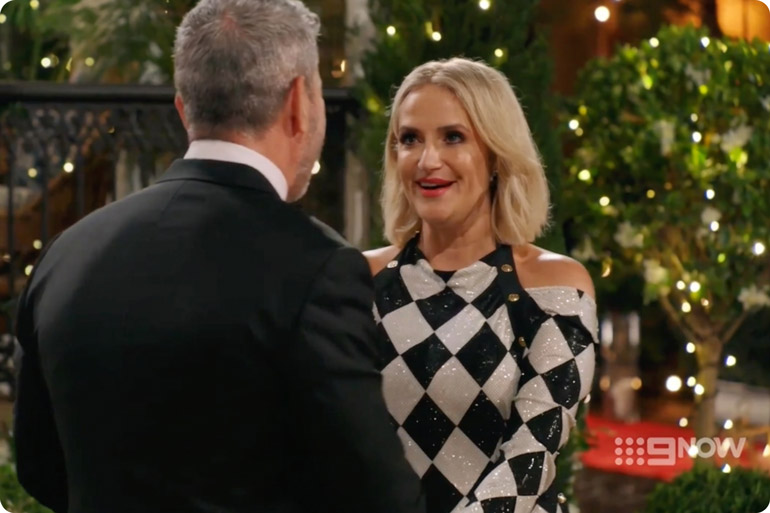 Bianca meeting Bear on The Golden Bachelor