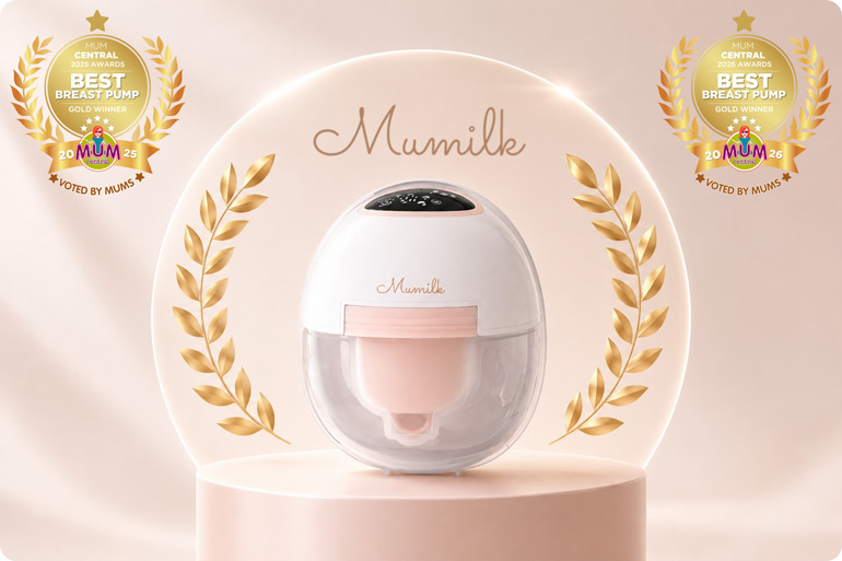 We Asked Mums to Vote for the Best Breast Pump in Australia. They Chose the Mumilk Ella. Again. 1 Mumilk Ella Best Breast Pump Gold Awards