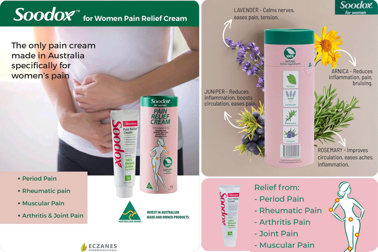 Soodox Womens Pain Relief