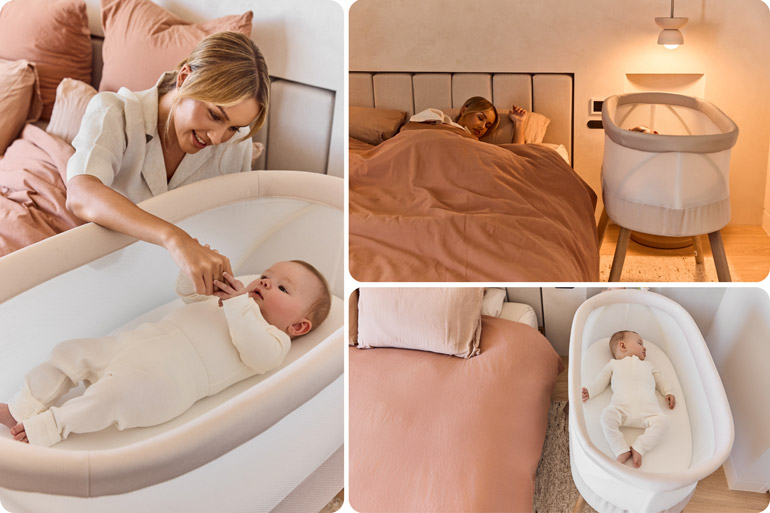 The Best Australian Baby Brand That Does It All (and Does It Beautifully) 4 Redsbaby Kipp Smart Bassinet