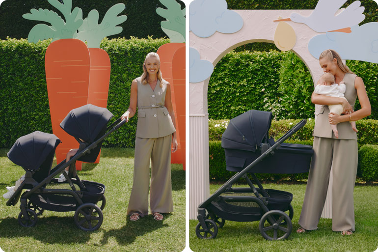 The Best Australian Baby Brand That Does It All (and Does It Beautifully) 2 Redsbaby Nuvo2 Single to Double Pram