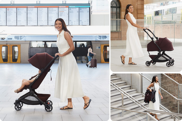 The Best Australian Baby Brand That Does It All (and Does It Beautifully) 3 Redsbaby Skip3 Travel Pram