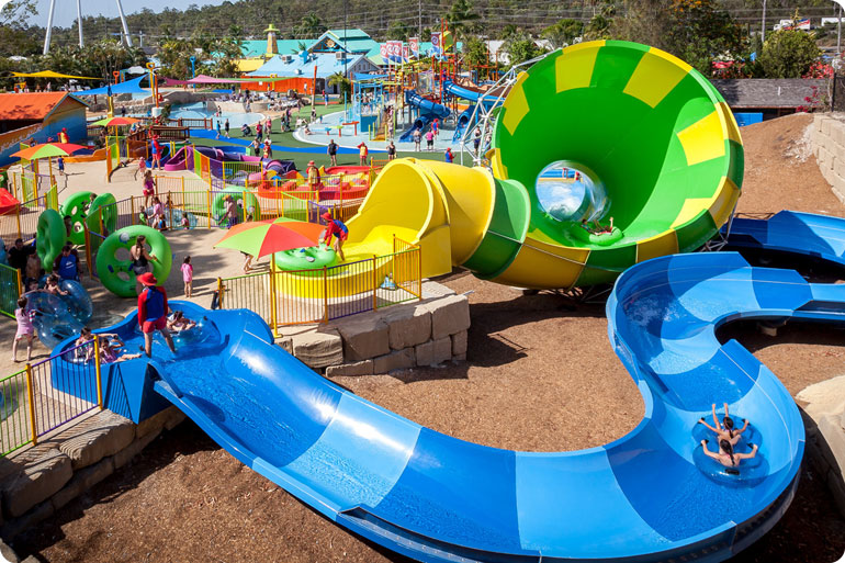 Wet'n'Wild Water Slide on the Gold Coast