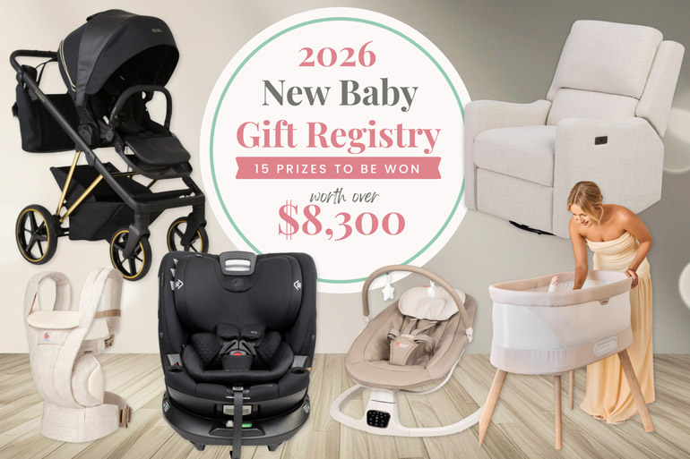 WIN: 2026 Ultimate Baby Registry Giveaway – Share in Over $8,300 of New Baby Essentials 2026 New Baby Registry Giveaway