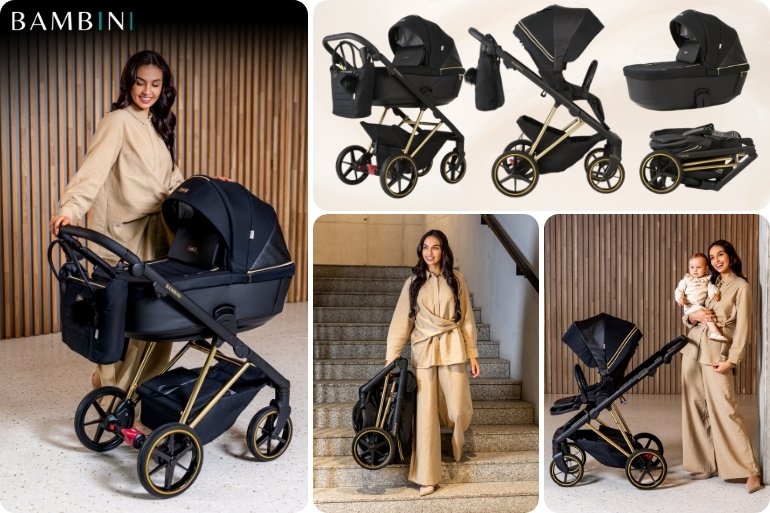 WIN: 2026 Ultimate Baby Registry Giveaway - Share in Over $8,300 of New Baby Essentials 5 Bambini GENEVA All-Terrain Pram