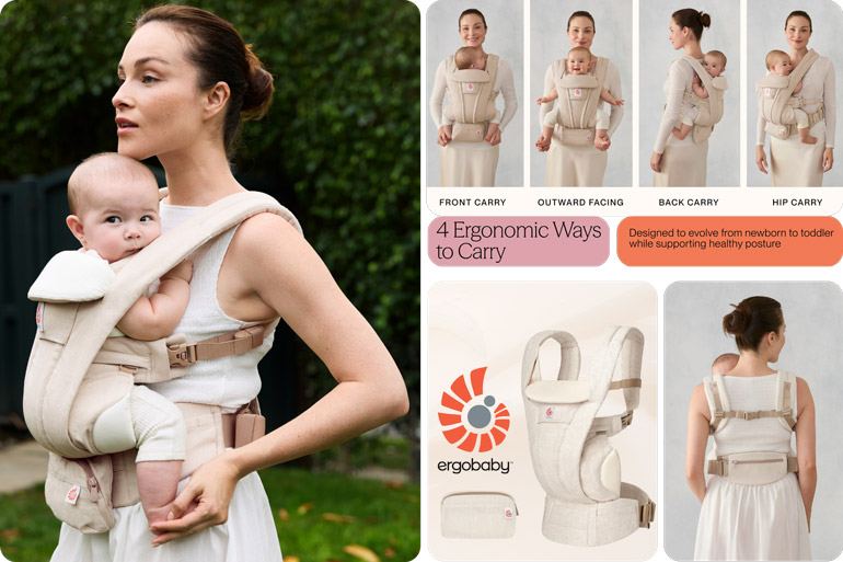 WIN: 2026 Ultimate Baby Registry Giveaway - Share in Over $8,300 of New Baby Essentials 11 Ergobaby Omni Deluxe Baby Carrier in Natural Linen