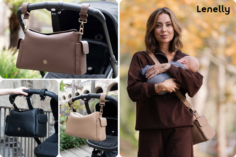 WIN: 2026 Ultimate Baby Registry Giveaway - Share in Over $8,300 of New Baby Essentials 9 Lenelly Hera Pram Caddy Bag