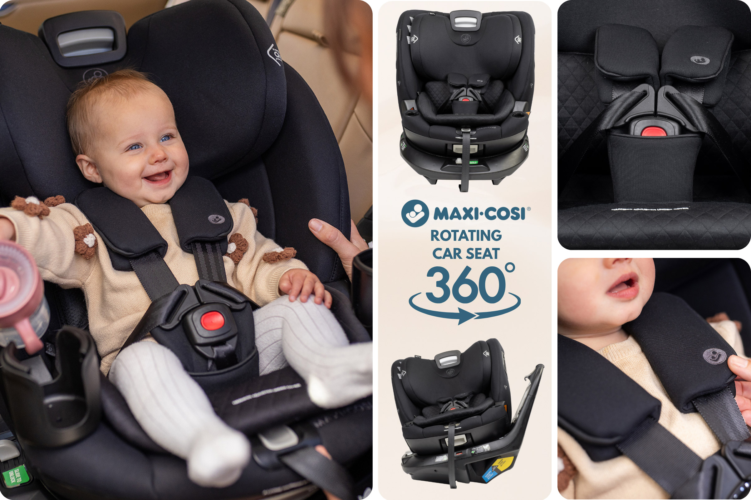 WIN: 2026 Ultimate Baby Registry Giveaway - Share in Over $8,300 of New Baby Essentials 7 Maxi-Cosi Raia 360 LX Rotating Car Seat