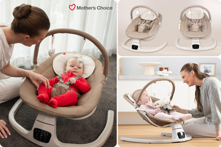 WIN: 2026 Ultimate Baby Registry Giveaway - Share in Over $8,300 of New Baby Essentials 27 Mother's Choice Fern Electric Swing