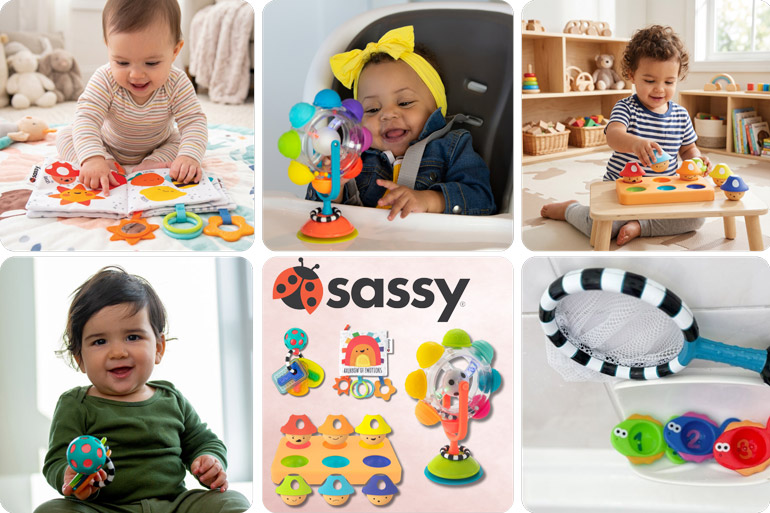 WIN: 2026 Ultimate Baby Registry Giveaway - Share in Over $8,300 of New Baby Essentials 29 Sassy Baby Toys