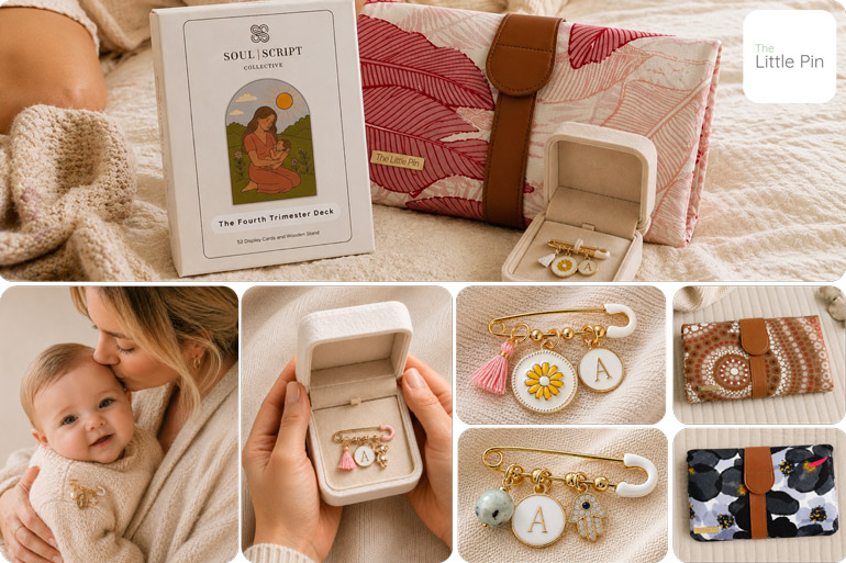 WIN: 2026 Ultimate Baby Registry Giveaway - Share in Over $8,300 of New Baby Essentials 31 The Little Pin Personalised Keepsake Baby Pins