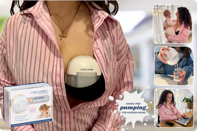 Meet the Welcare Nurture Heated Breast Pump – Comfort You Can Wear Welcare Nurture Heated Breast Pump