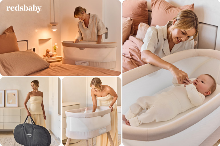 WIN: 2026 Ultimate Baby Registry Giveaway - Share in Over $8,300 of New Baby Essentials 13 Redsbaby Kipp Bassinet