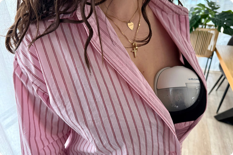Meet the Welcare Nurture Heated Breast Pump - Comfort You Can Wear 1 Adjustable suction levels and USB magnetic charging on Welcare Nurture