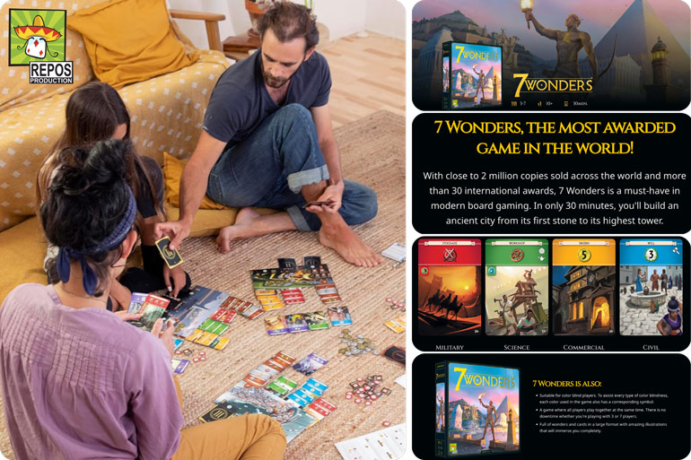 Board Games By Age: Win a Bunch of the Best Board Games for Australian Families 23 7 Wonders Board Game