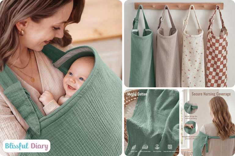 The Breastfeeding Survival Kit: 8 Products Aussie Mums Actually Rate 11 Blissful DIary Muslin Nursing Cover for Breastfeeding