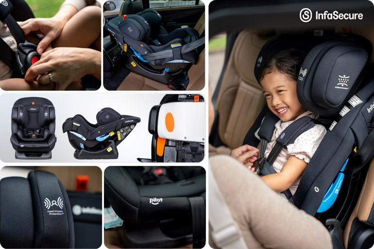 7 Best Baby Car Seats for Safety, Comfort & Everyday Practicality 20 InfaSecure Pilot Convertible Car Seat
