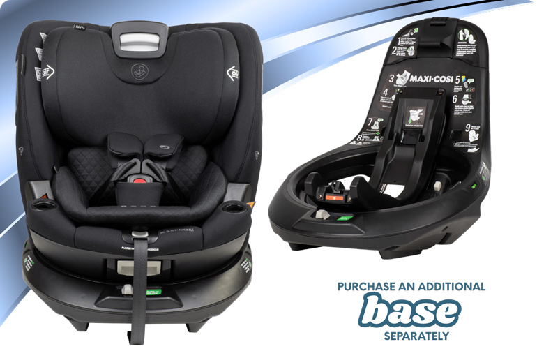 The Car Seat That Rotates So You Don't Have To: Win a Maxi-Cosi Raia 360 LX 5 Maxi-Cosi Raia 360 LX convertible rotating car seat with separate base