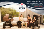Win a Babybee ALTO Premium Single Pram with Bassinet and Seat