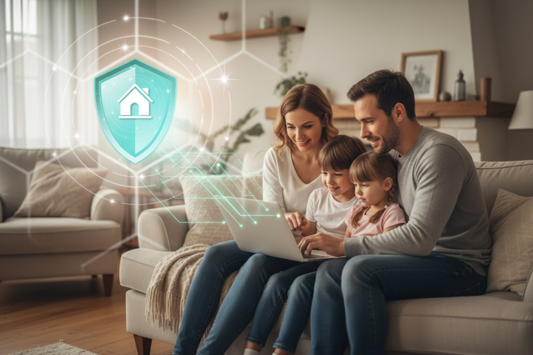 How to Protect Your Family Online With a Free VPN for PC and Other Security Tools Family using a free VPN for PC internet safety