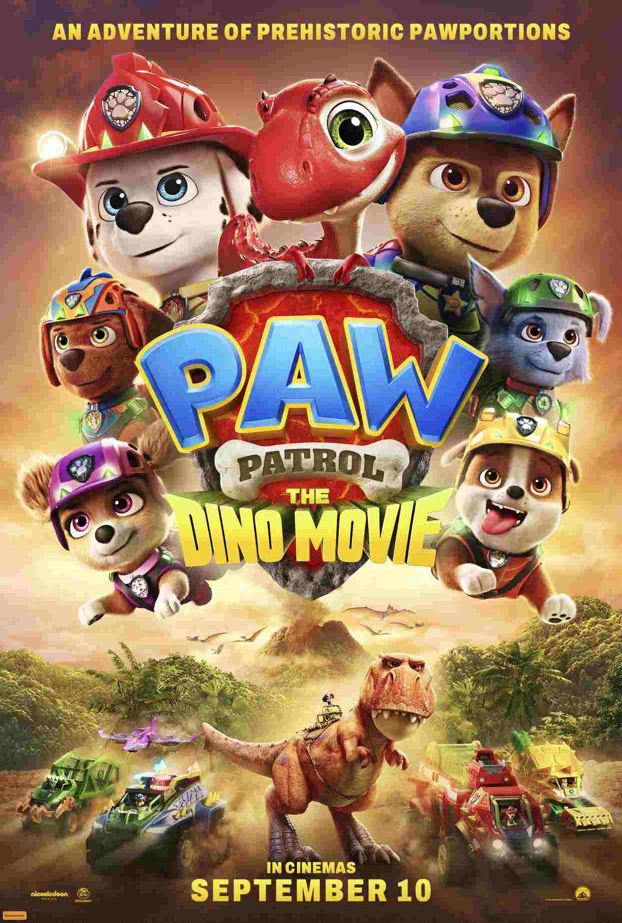 Win Tickets to PAW PATROL: THE DINO MOVIE - In Cinemas September 10 5 WIN Family Passes to See PAW PATROL: THE DINO MOVIE!