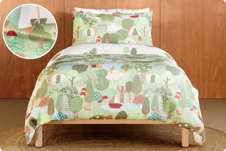 WIN $1,500 Worth of Sheridan Kids Bedding ... the Bedroom Glow-Up Your Little One Will Love 6 Sheridan Kids Little Camp Quilt Cover Set